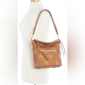 Dooney & Bourke Brown Monogram Shoulder Bag